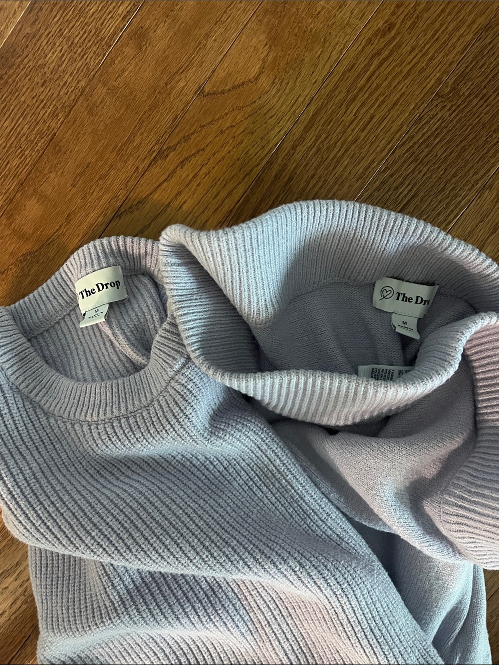Women's Lavender Ribbed Sweater - Soft Knit Pullover & Pants Set - Picture 2 of 2